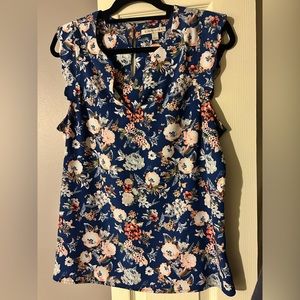 41 Hawthorne Floral Blouse